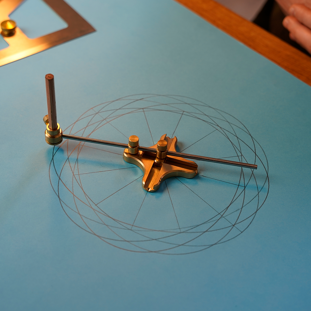 The Solid Brass Tool That Draws Perfect Ellipses