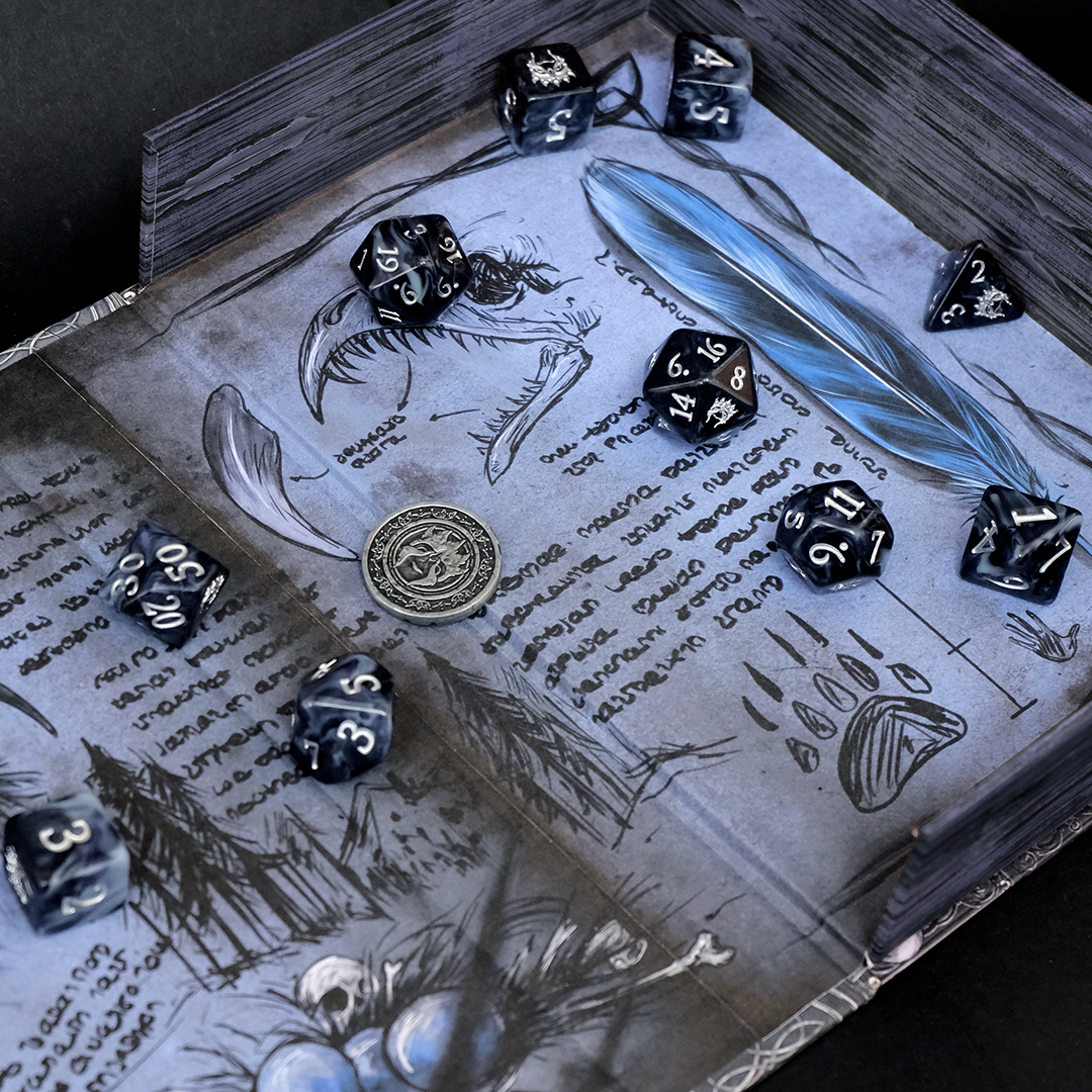 The Tome That Becomes A Dice Tray
