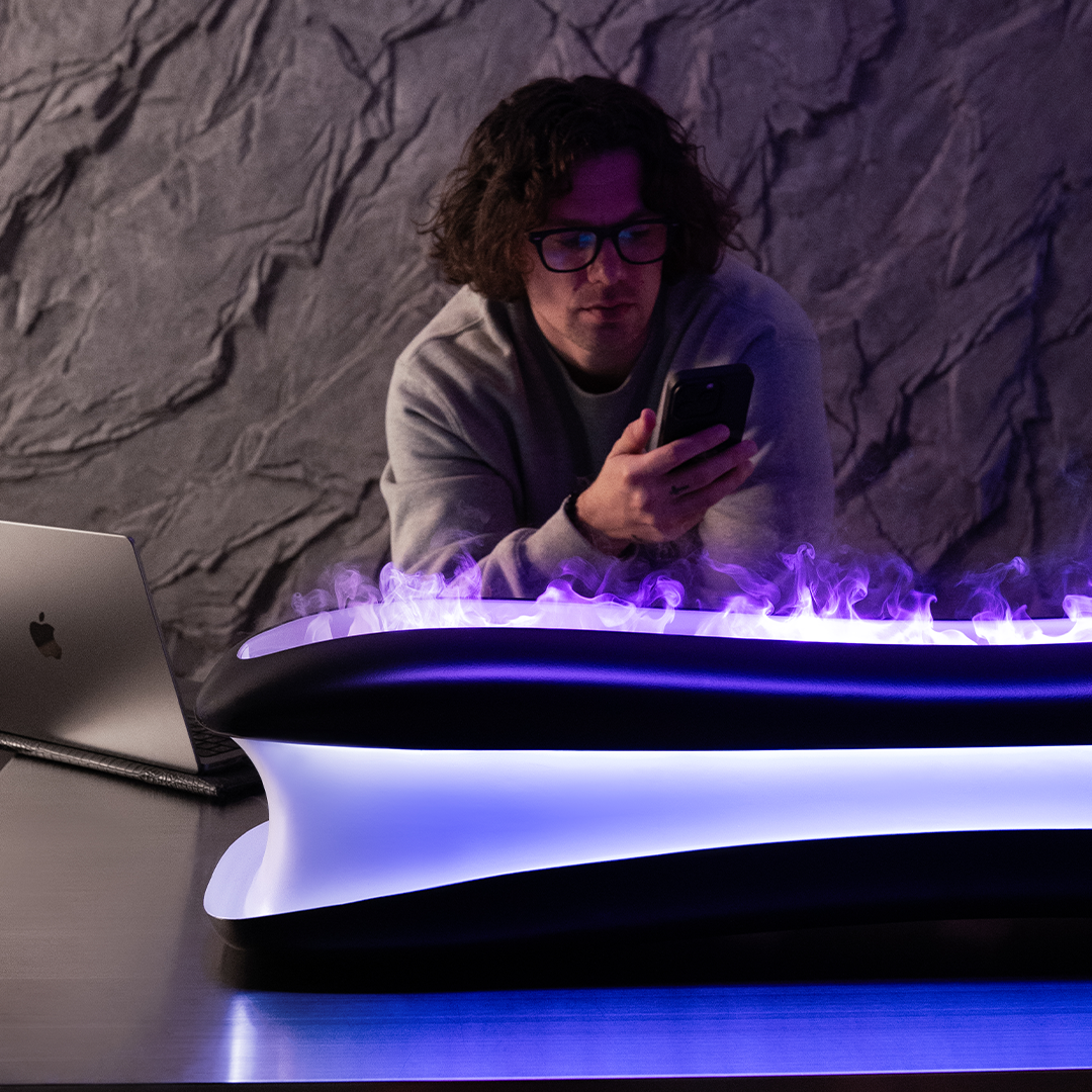 Hyper-Realistic Cold Flames Powered By Water