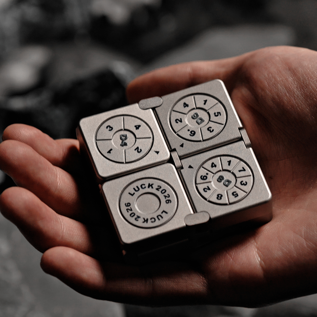 Titanium 7-in-1 Infinity Dice Cube