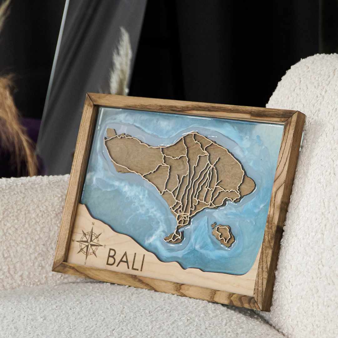 A Glowing World Map, Made by Hand