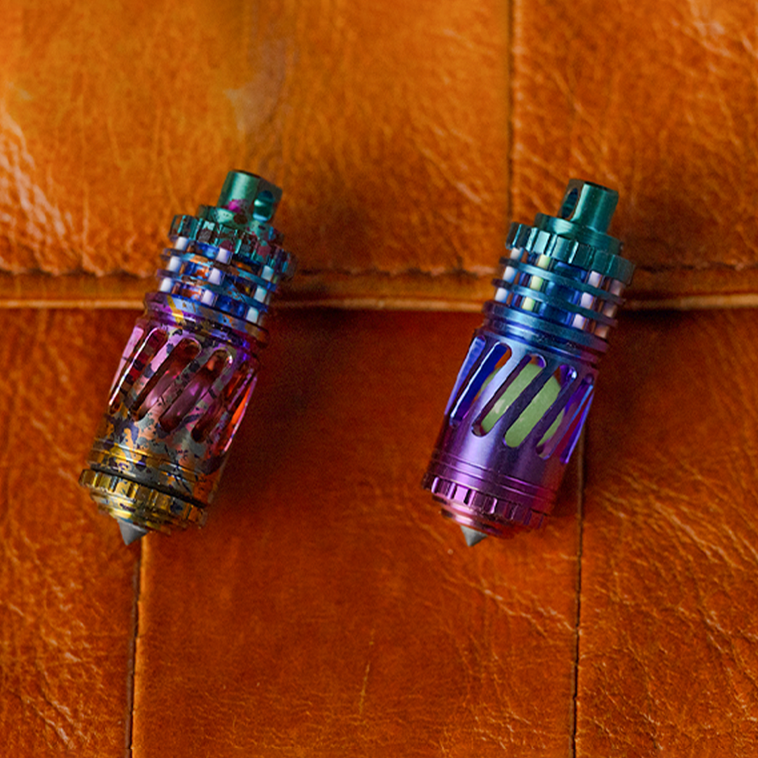 Titanium Tritium Keychain, 25-Year Glow
