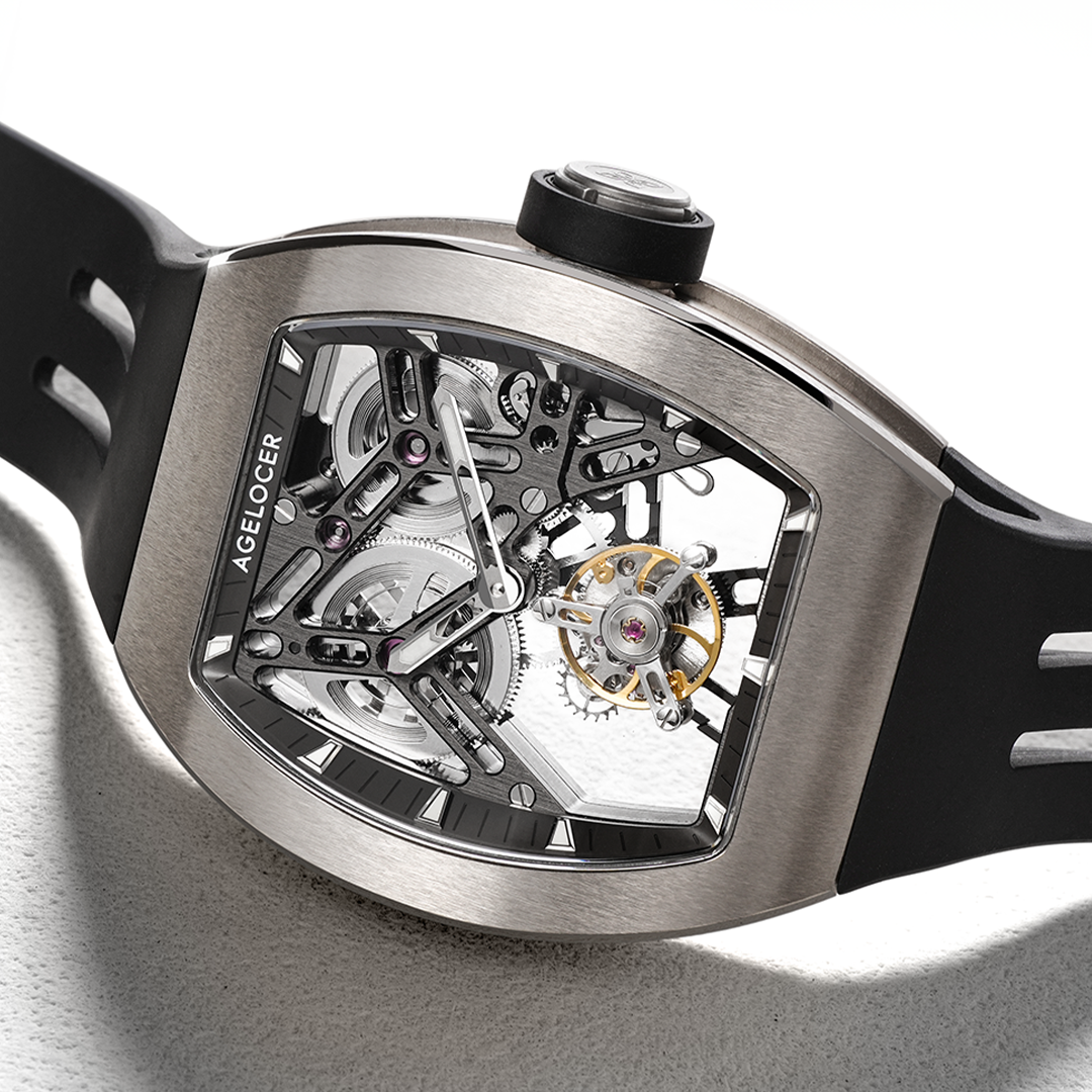 Aerospace Titanium Mechanical Tourbillon Watch