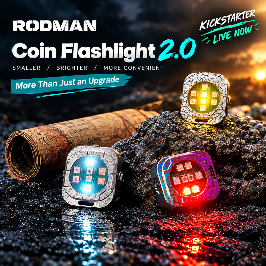 Titanium Coin Flashlight With 5 Colors