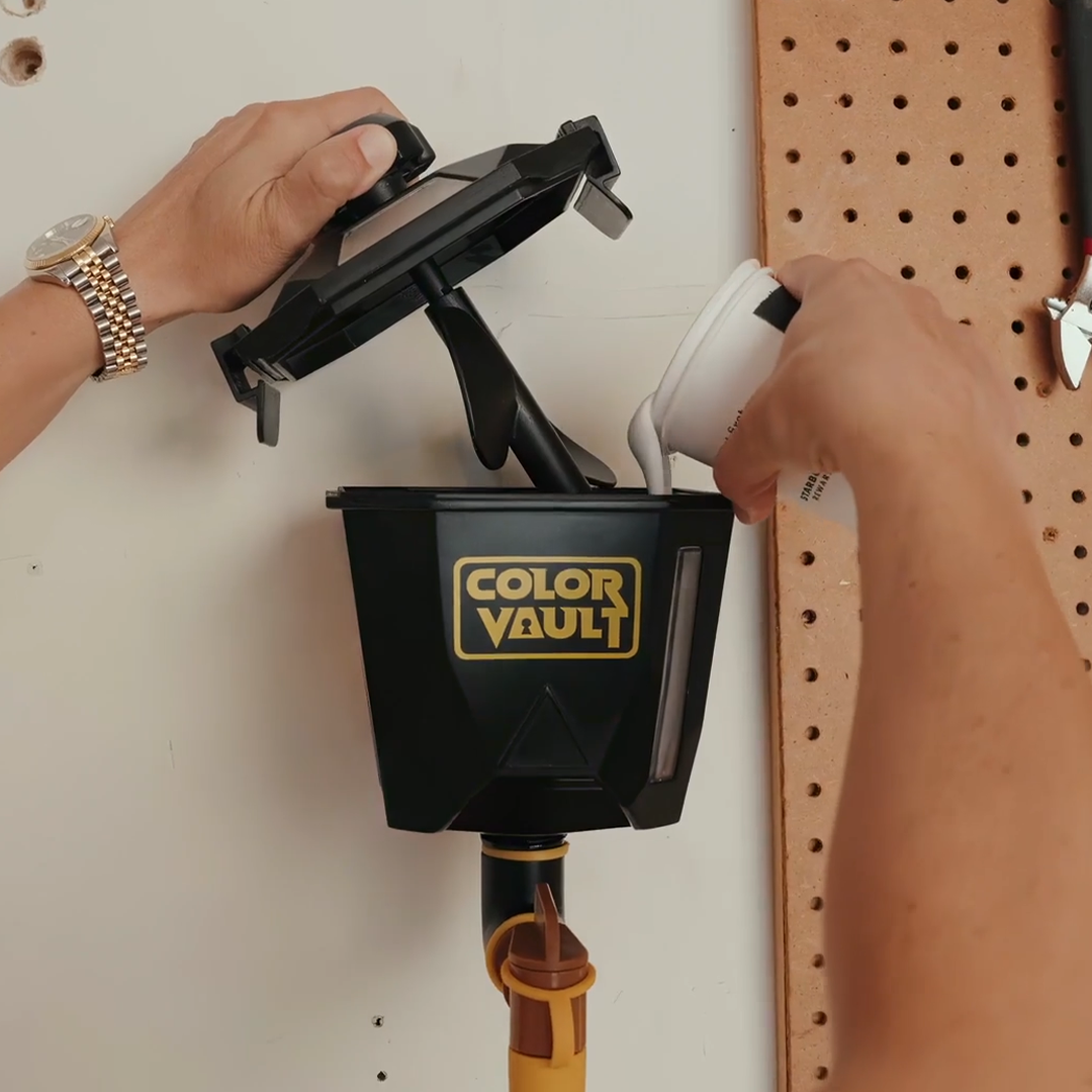 Sealed Wall-Mounted Paint Storage & Mixer
