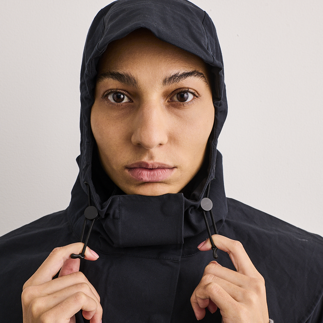 Plastic-free Organic Cotton Raincoat