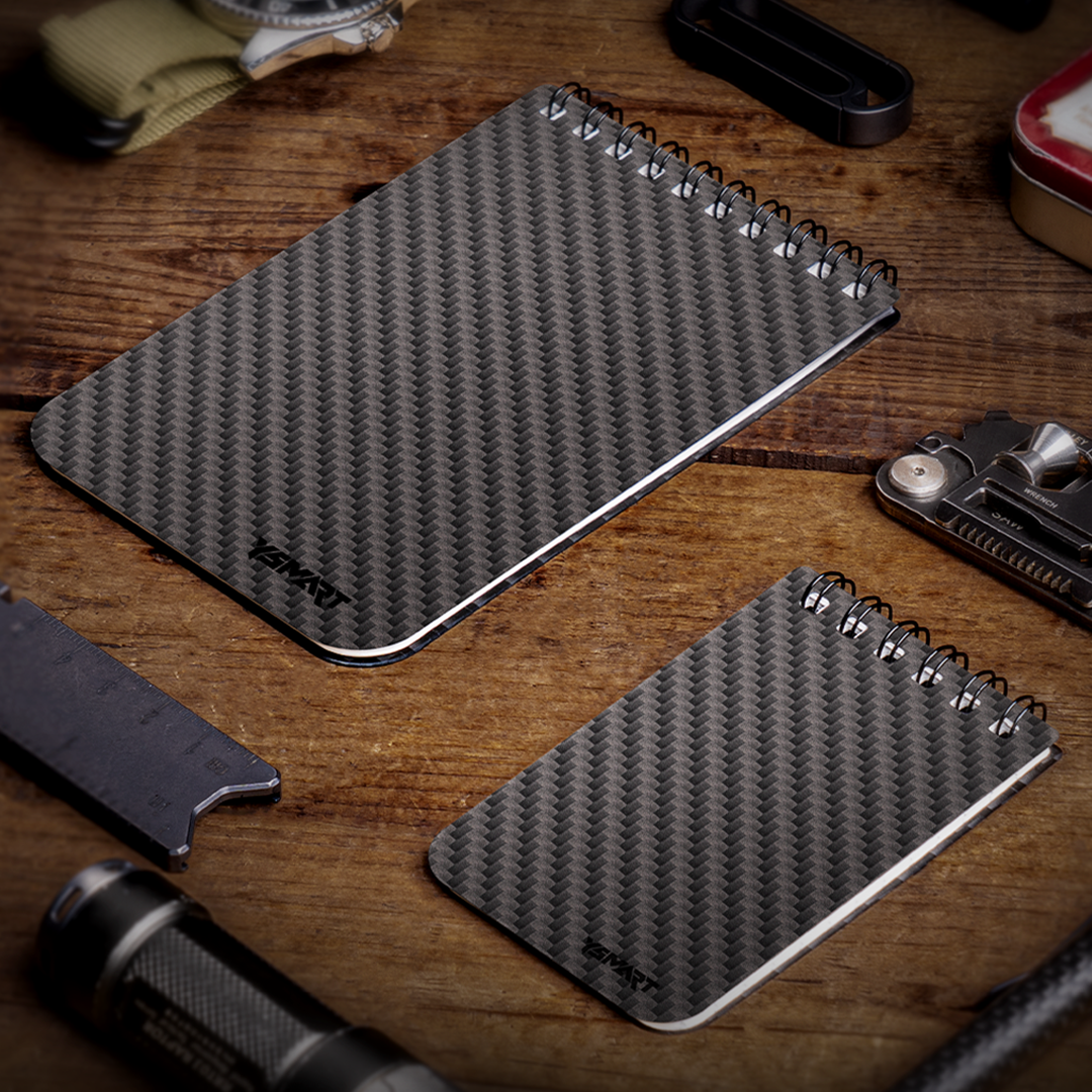 Carbon Fiber, Stone Paper Field Notebook