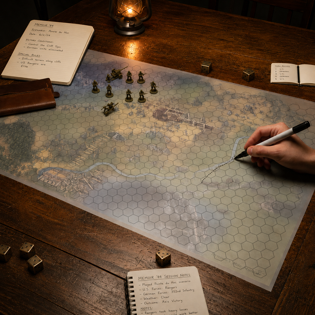 The Hex Battle Mat That Traces Maps Fast