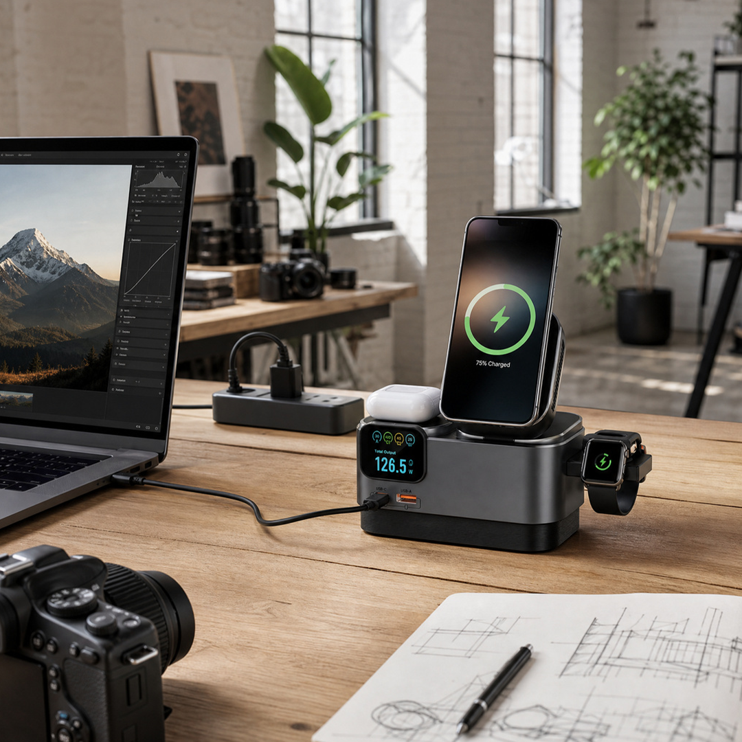 One Charging Station For Your Whole Desk