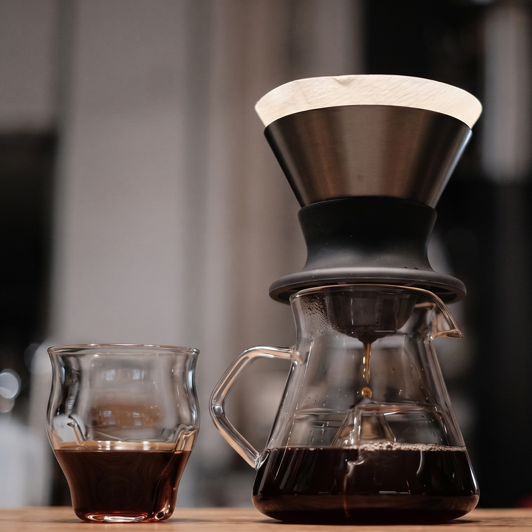 A Coffee Pour Over Designed To Lock In Heat