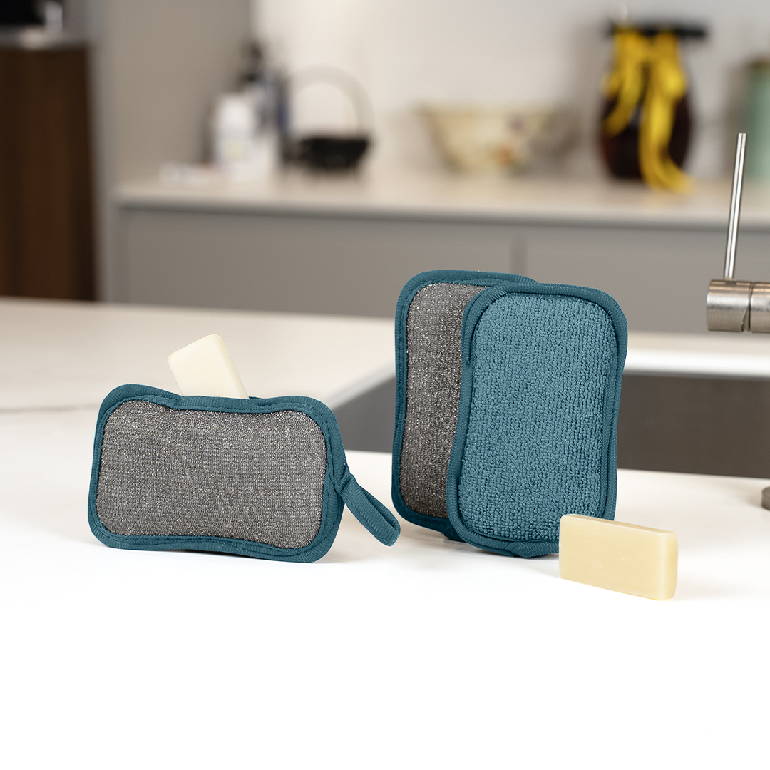 The Magnetic, Self-Soaping Sponge