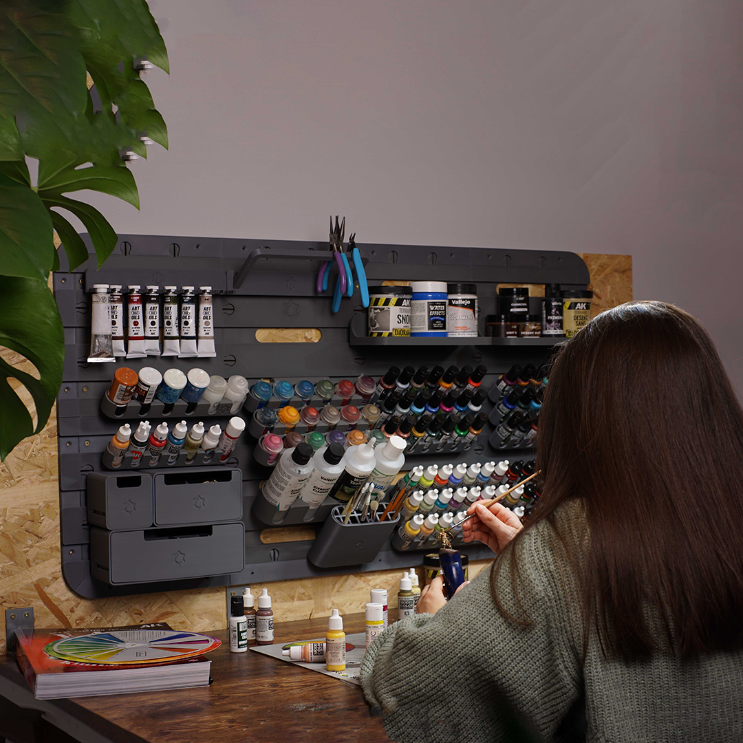 3D-Printable Modular Wall Organizer