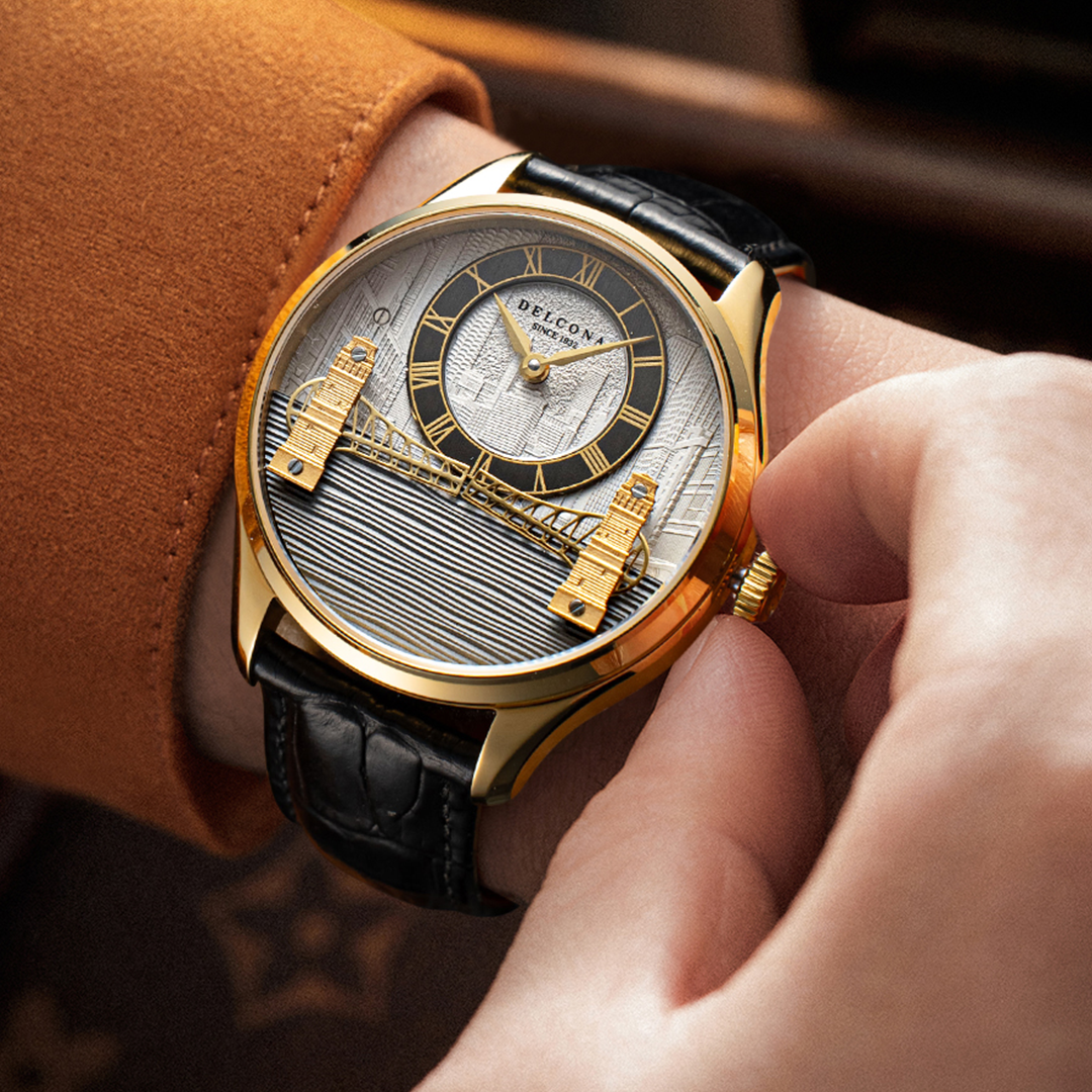Hourly Bridge Automaton, 42mm Steel