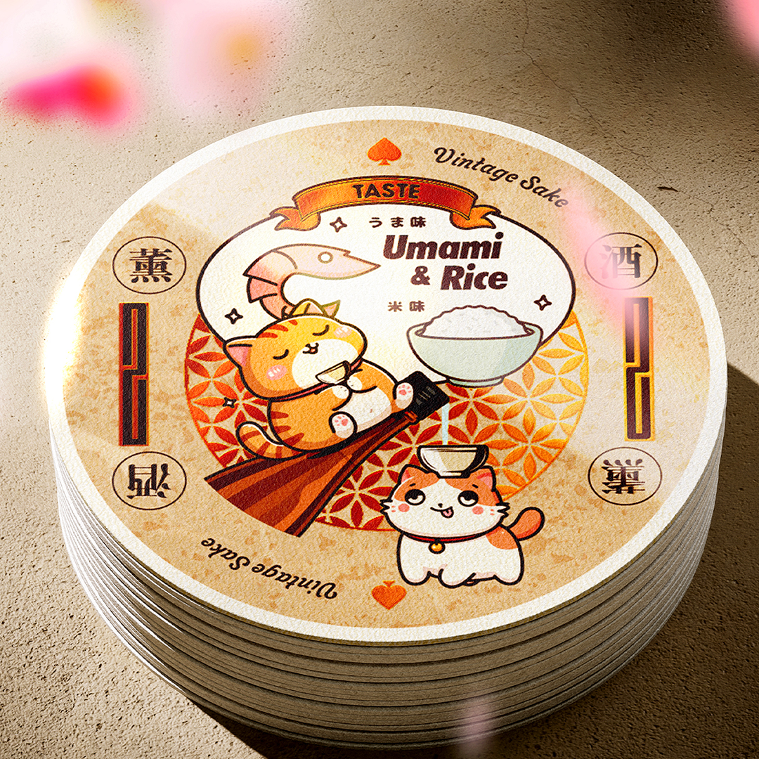 Cats, Cards, And Sake Lore