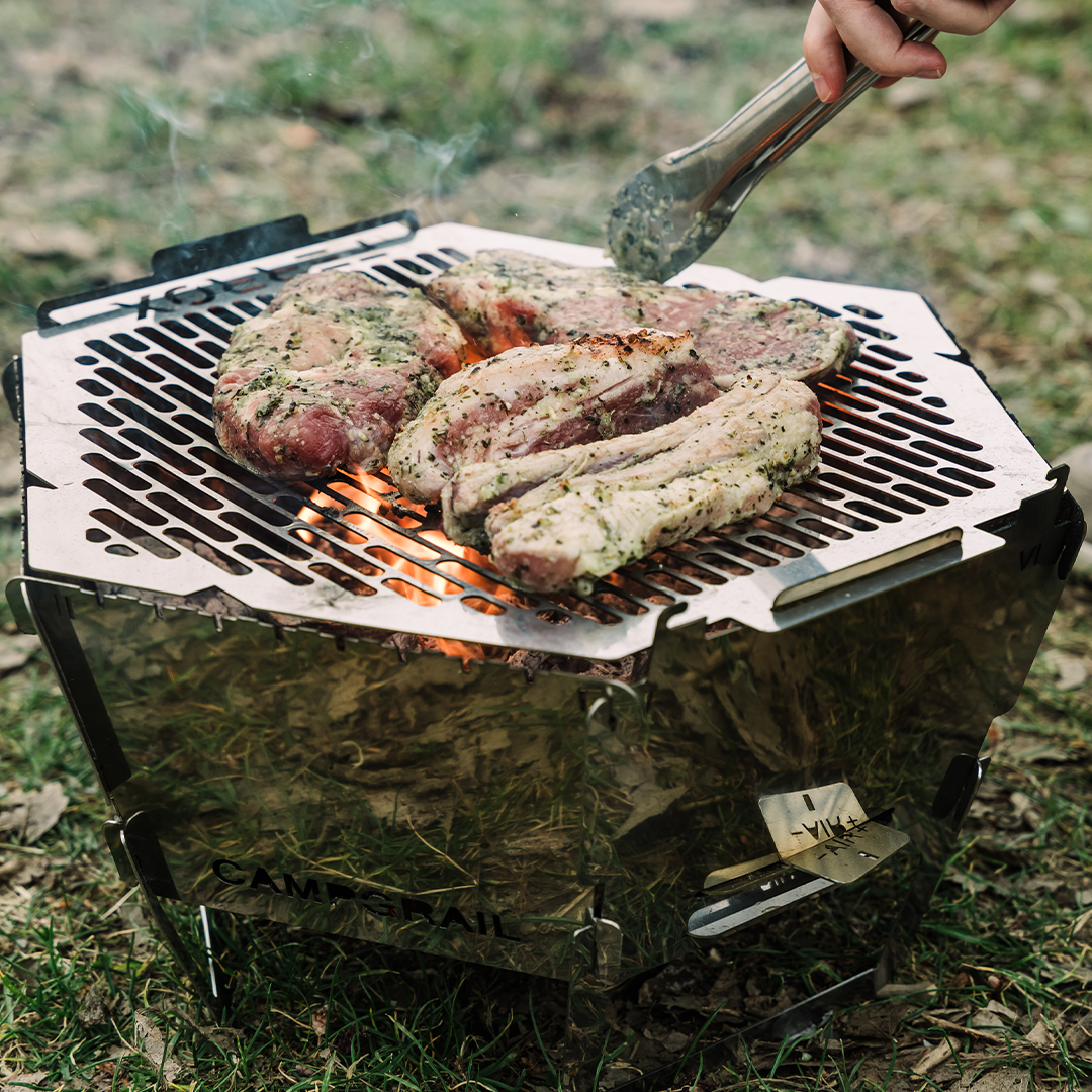 Flat-Pack Grill With Stove-Like Control
