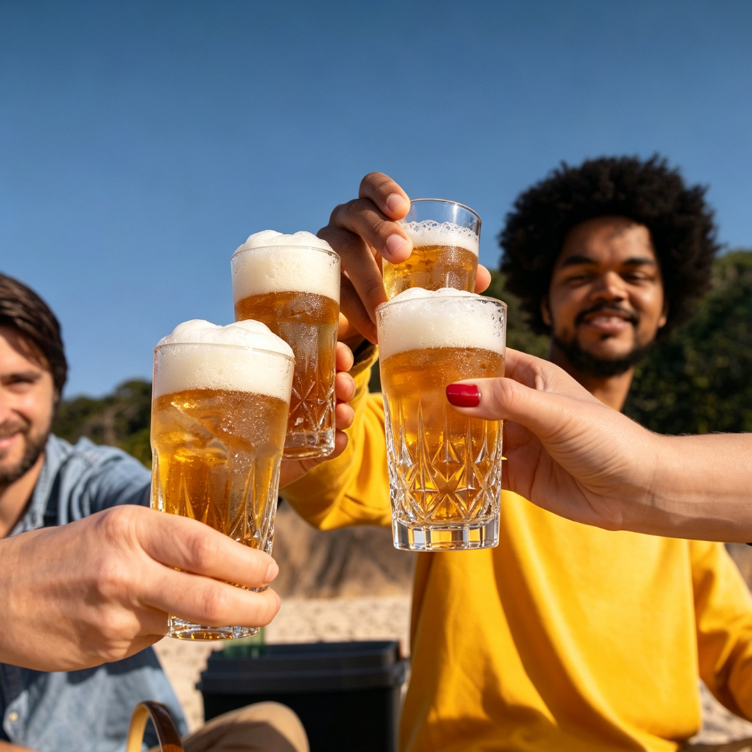 Unbreakable Crystal-Style Pint Glass For Everyday Drinking