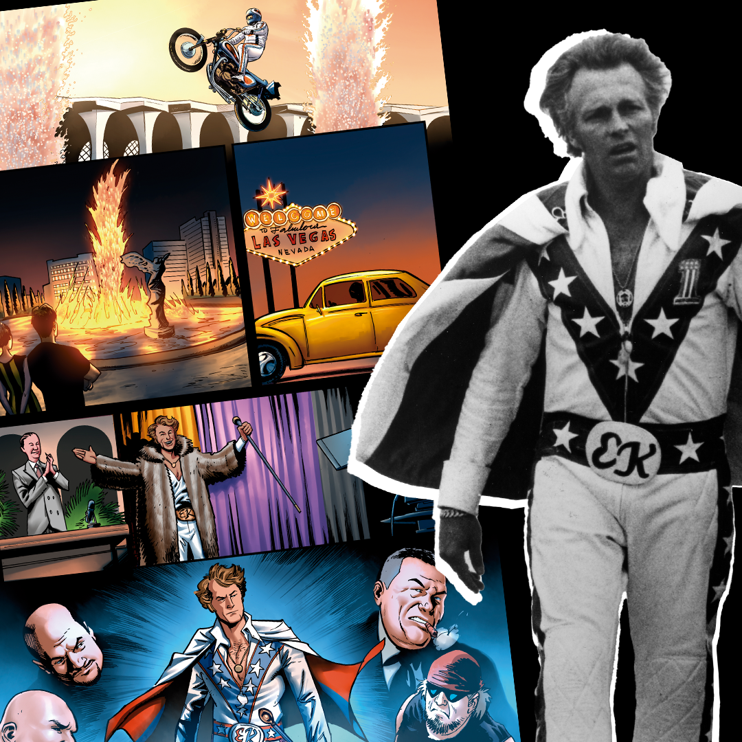 Evel Knievel Leaps Into Comic Book Action