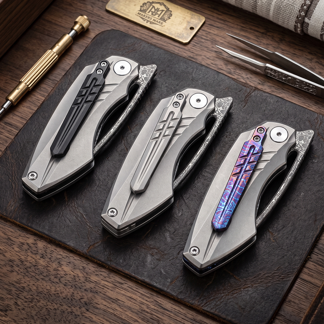 The Titanium EDC Tool With Nine Custom Styles