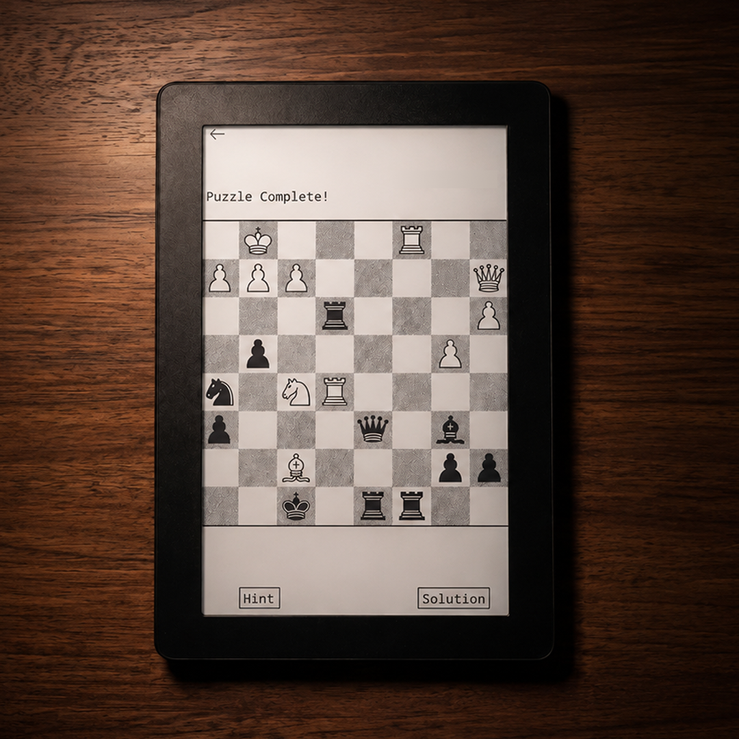A Dedicated E-Ink Chessboard For Modern Play
