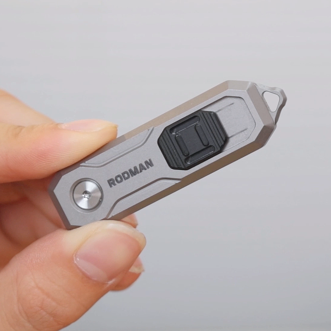 Titanium & Damascis Pocket Tool Built To Fidget