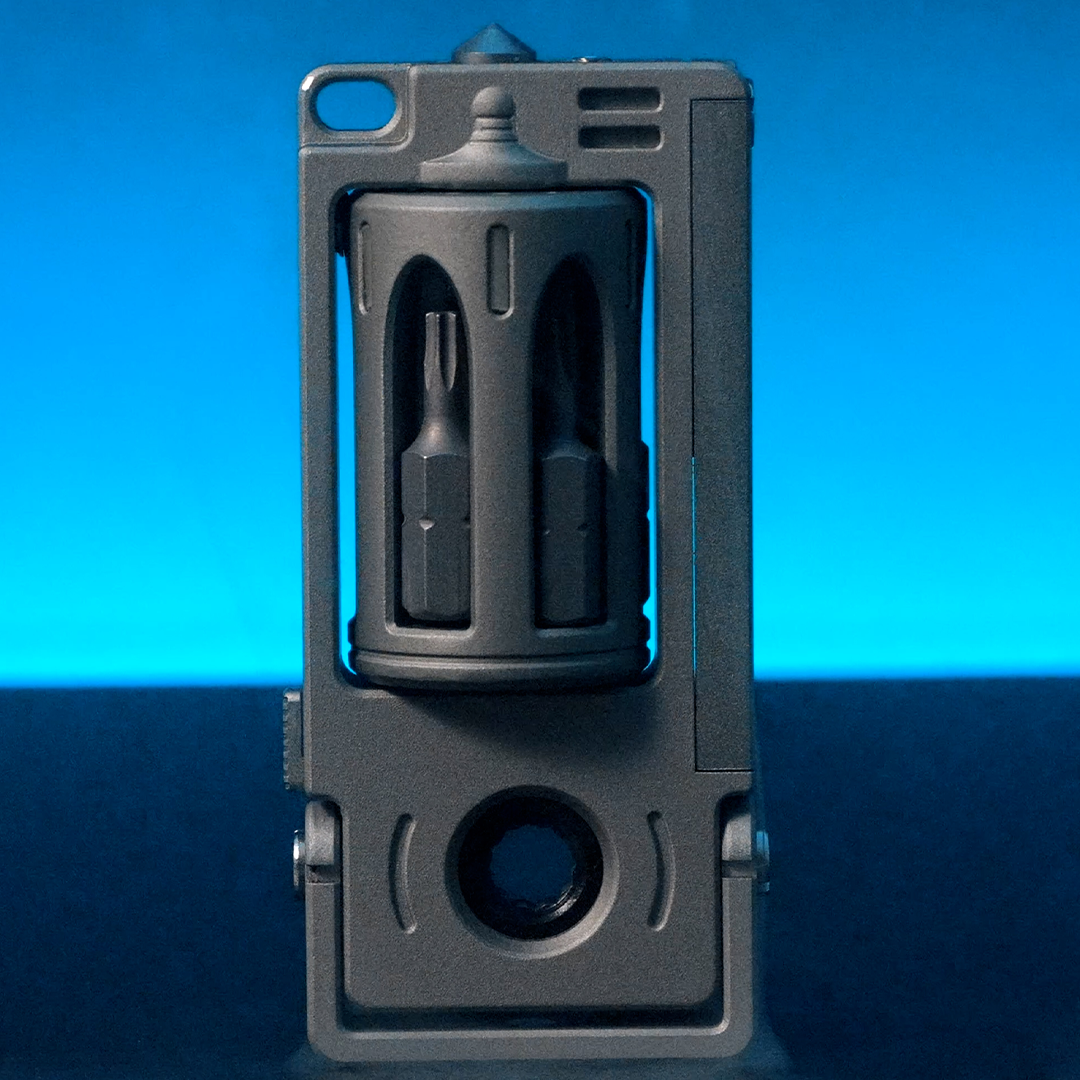 Titanium Ratchet With 5-Bit Revolver