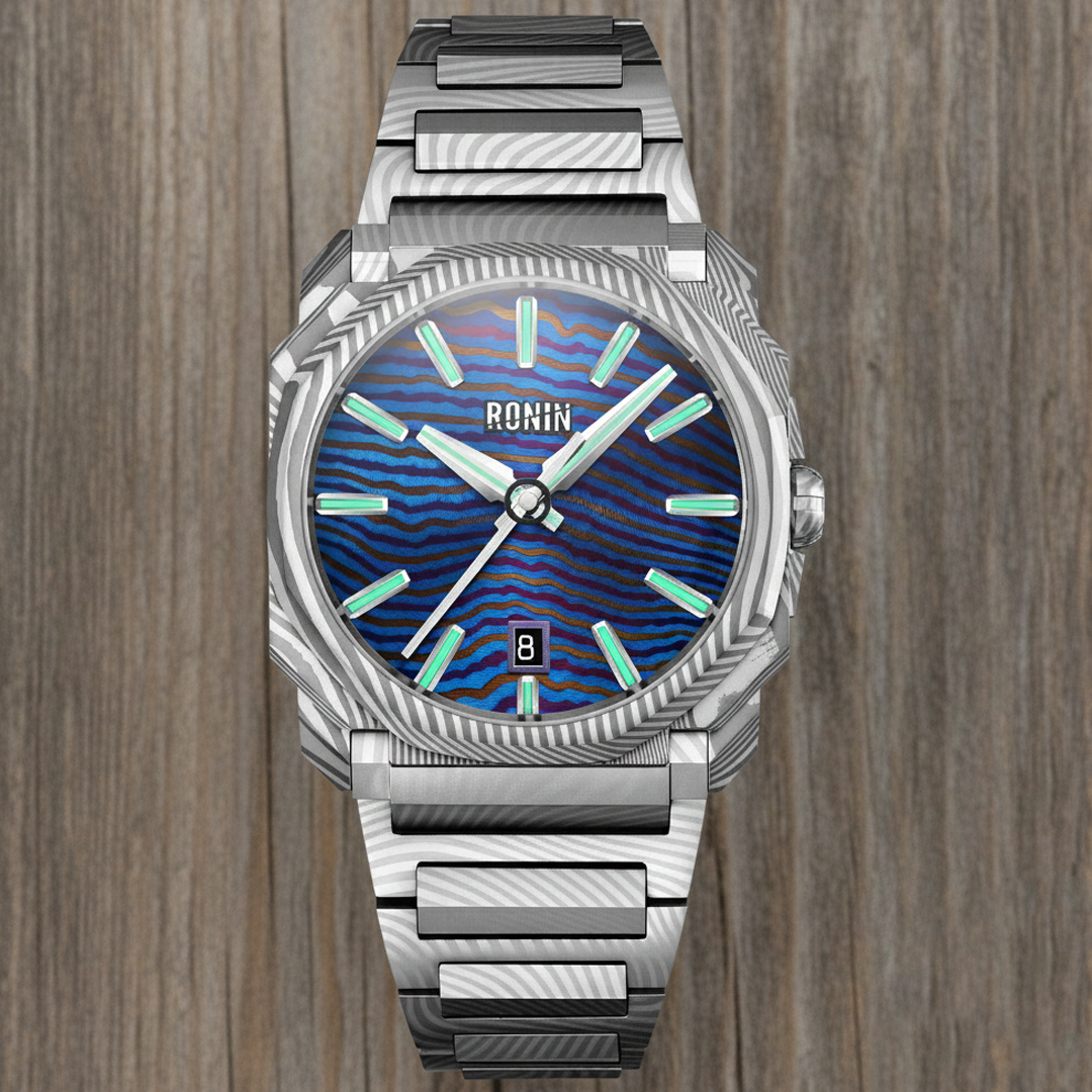 The Samurai Watch In Full Damascus