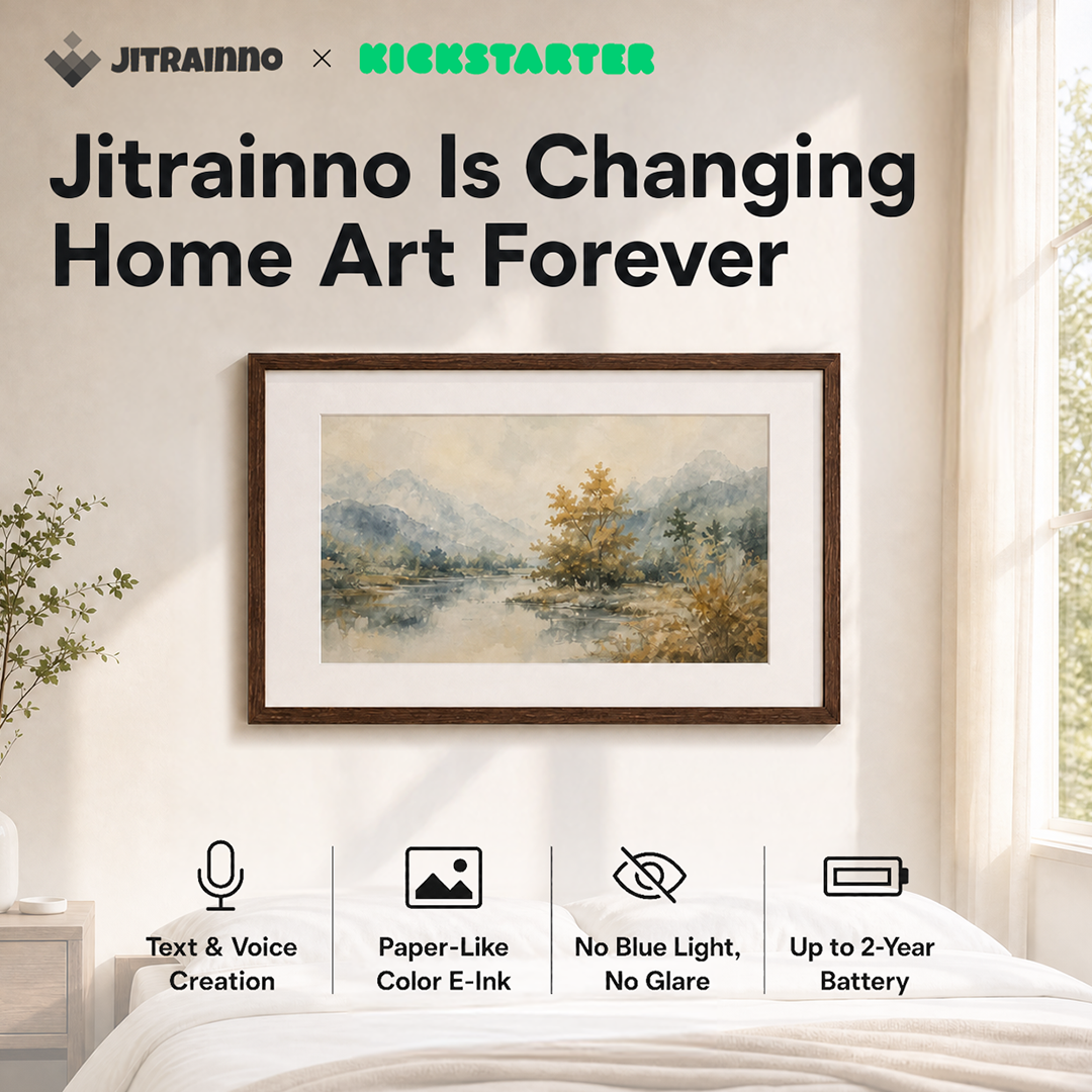 AI E-Ink Canvas For Living Wall Art