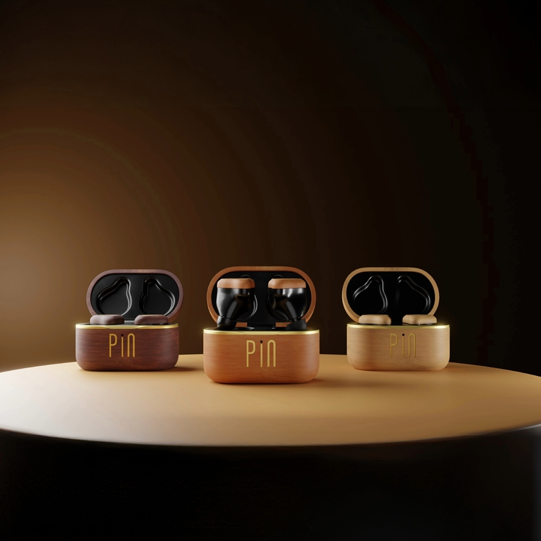 Real Wood Earbuds with AI Translation
