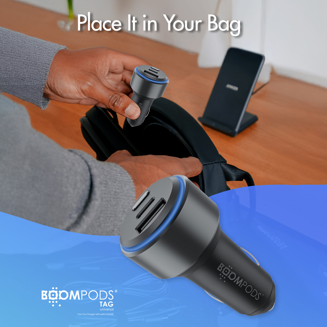 Fast Charger With Apple/Android Tracking