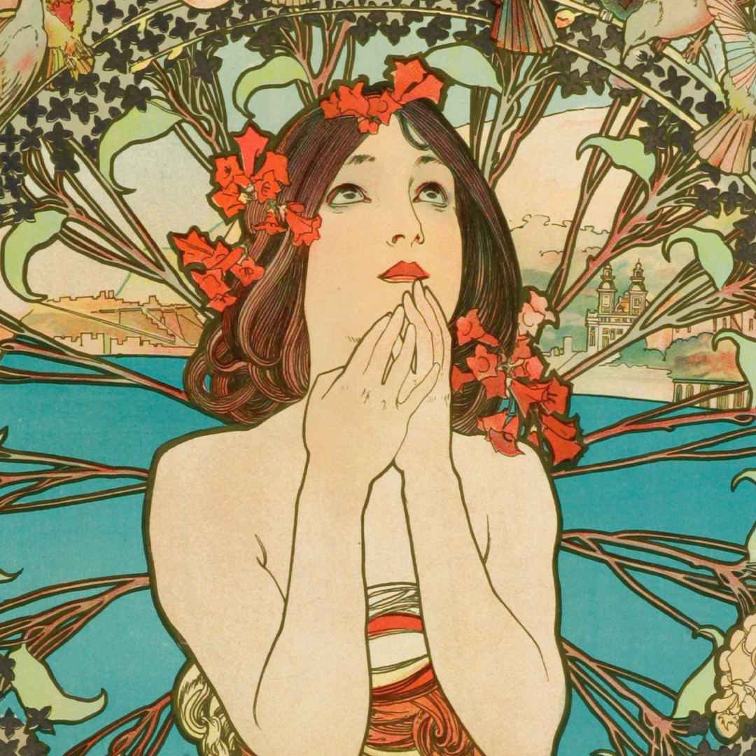 Mucha's Le Pater, Full-Scale 12x16