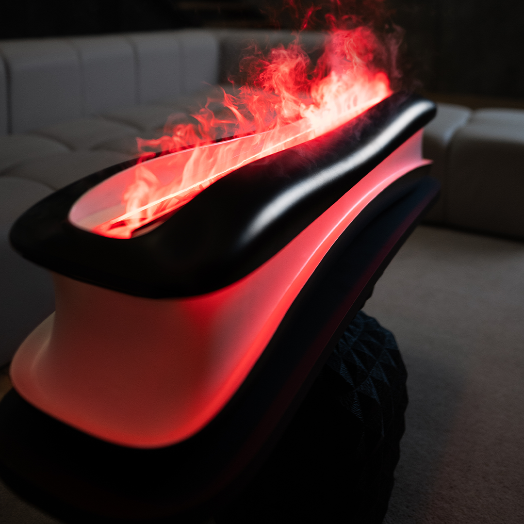 Hyper-Realistic Cold Flames Powered By Water