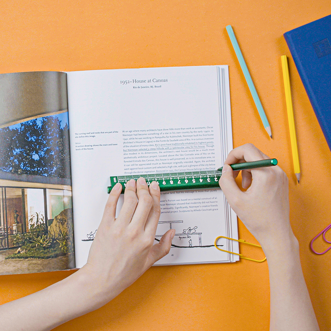 Revolutionize Measuring with a Sleek, Durable, All-In-One Ruler & Pen