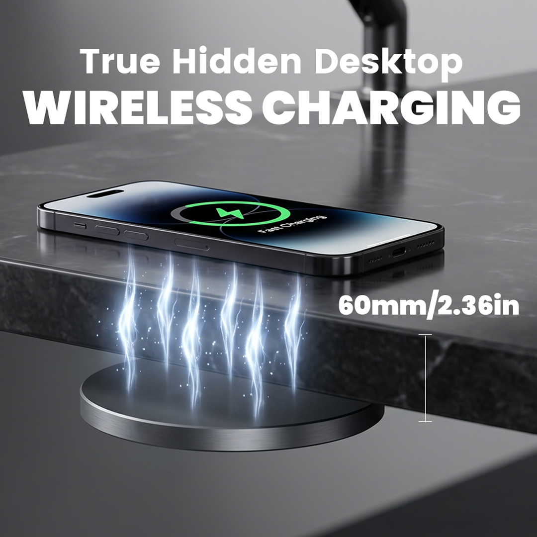 60mm Invisible Wireless Charger