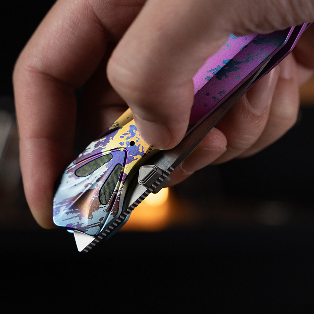 Colorful Titanium EDC Knife