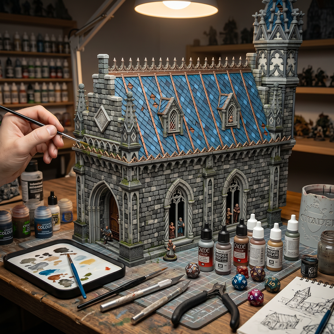 Multi-Color, Support-Free Gothic Assets