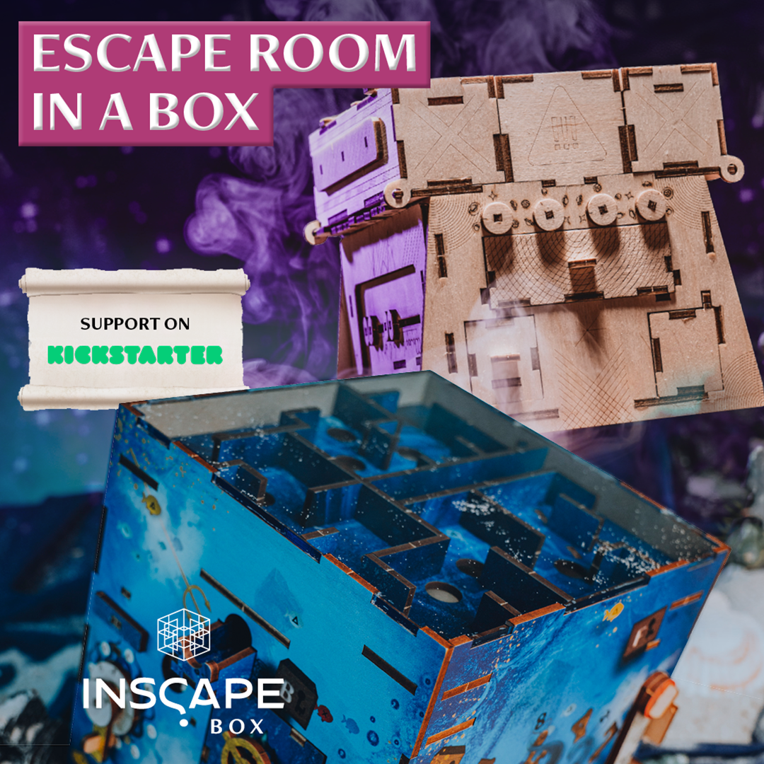 Handcrafted Atlantis & Cosmic Puzzle Boxes