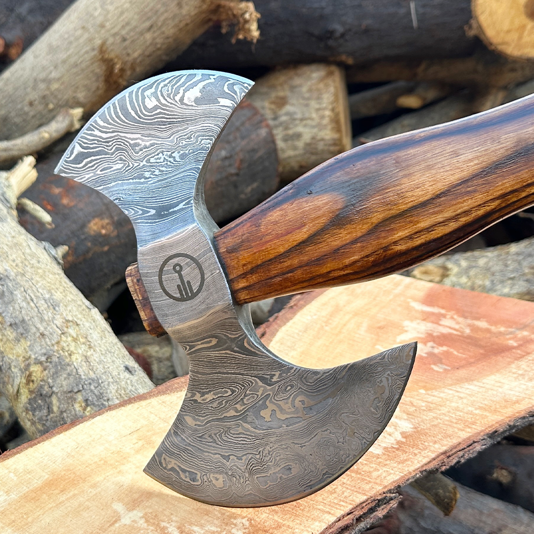 Handmade Damascus Outdoor Tool