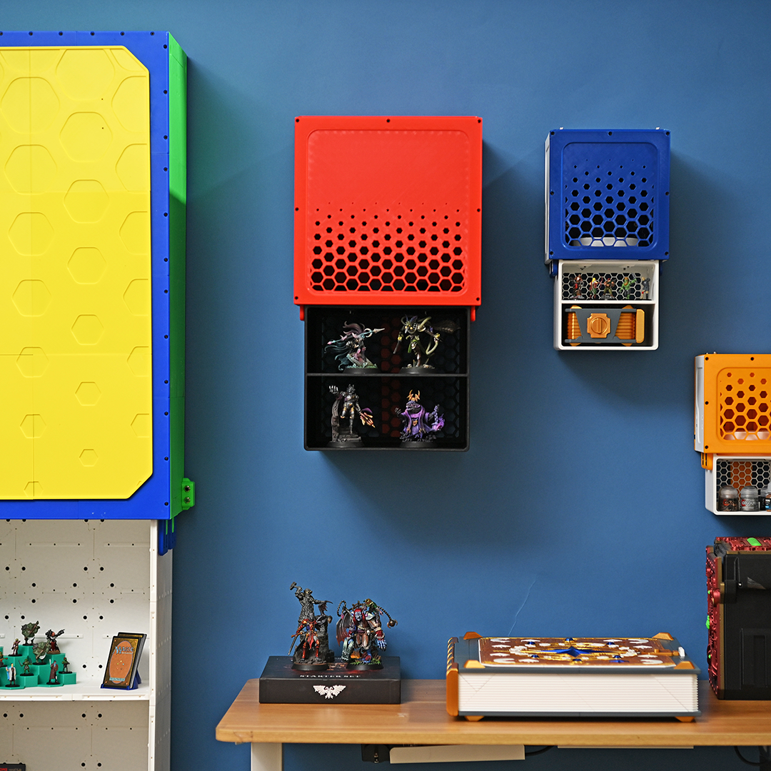 3D-Printable Dropdown Storage System