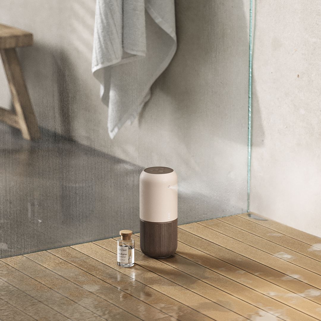 The Waterproof Shower Spa With Timed Mist