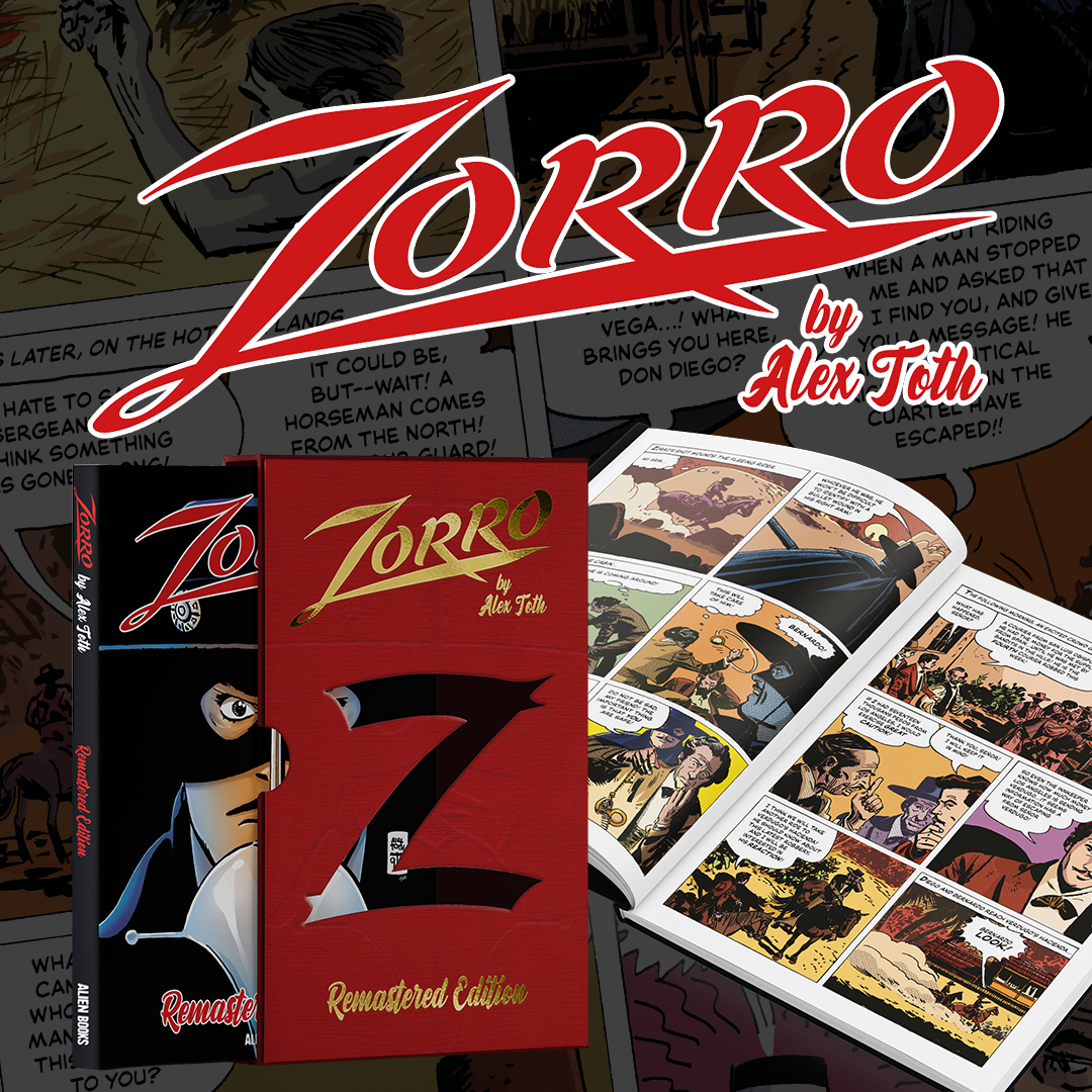 Zorro Returns In A Deluxe Remaster Of Alex Toth's Timeless Classic