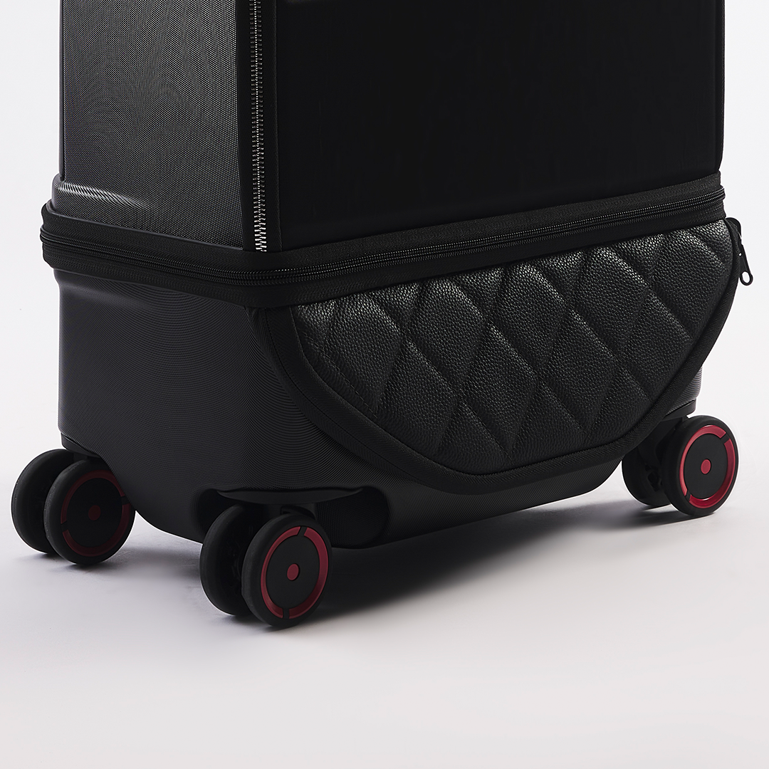 Expandable Leather Luggage Designed By Thierry Henry - First Backer