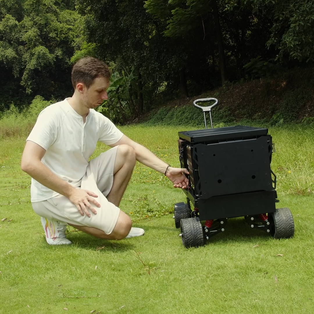 All-Terrain Cart With Folding Picnic Table