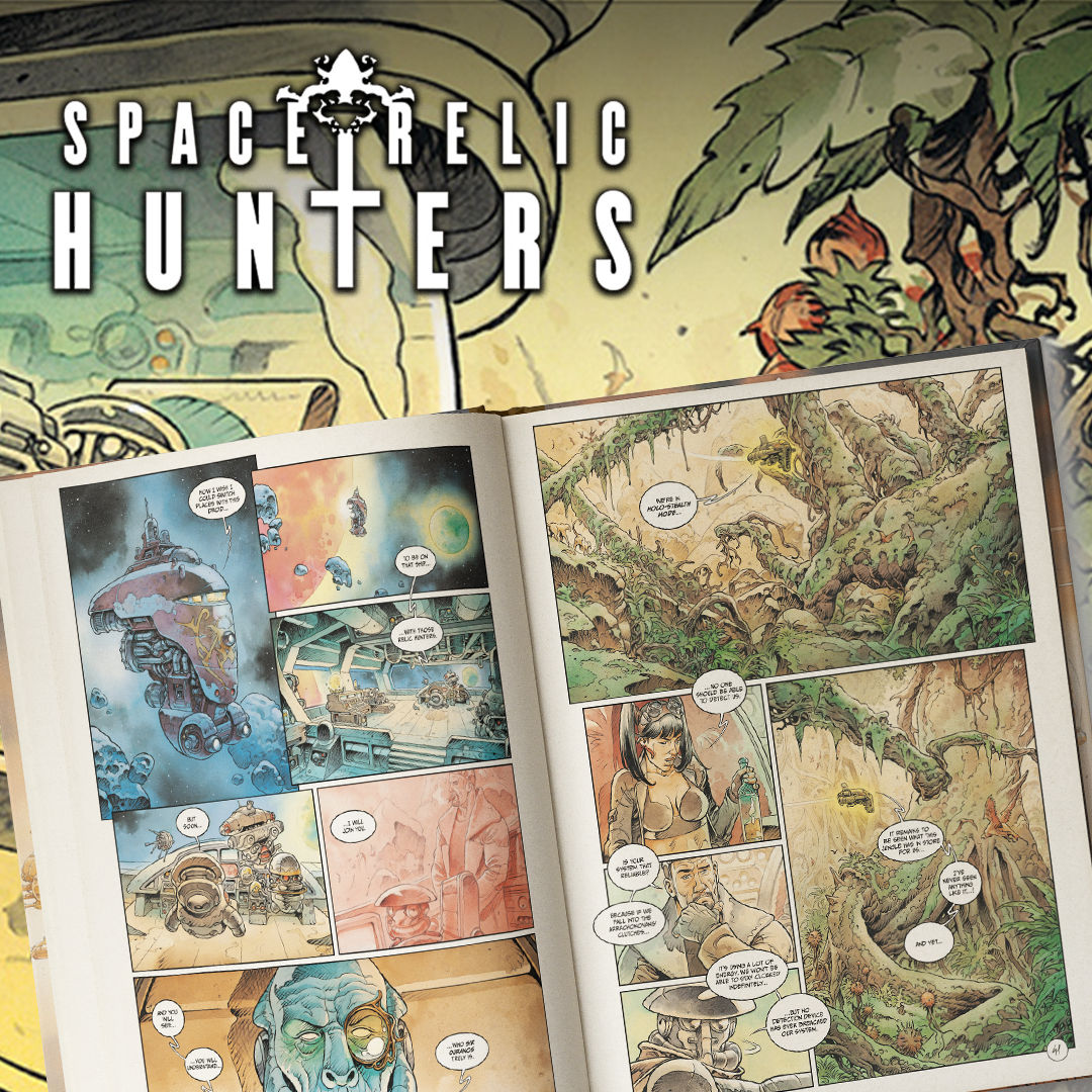 Galactic Relic Hunt in Deluxe Hardcover