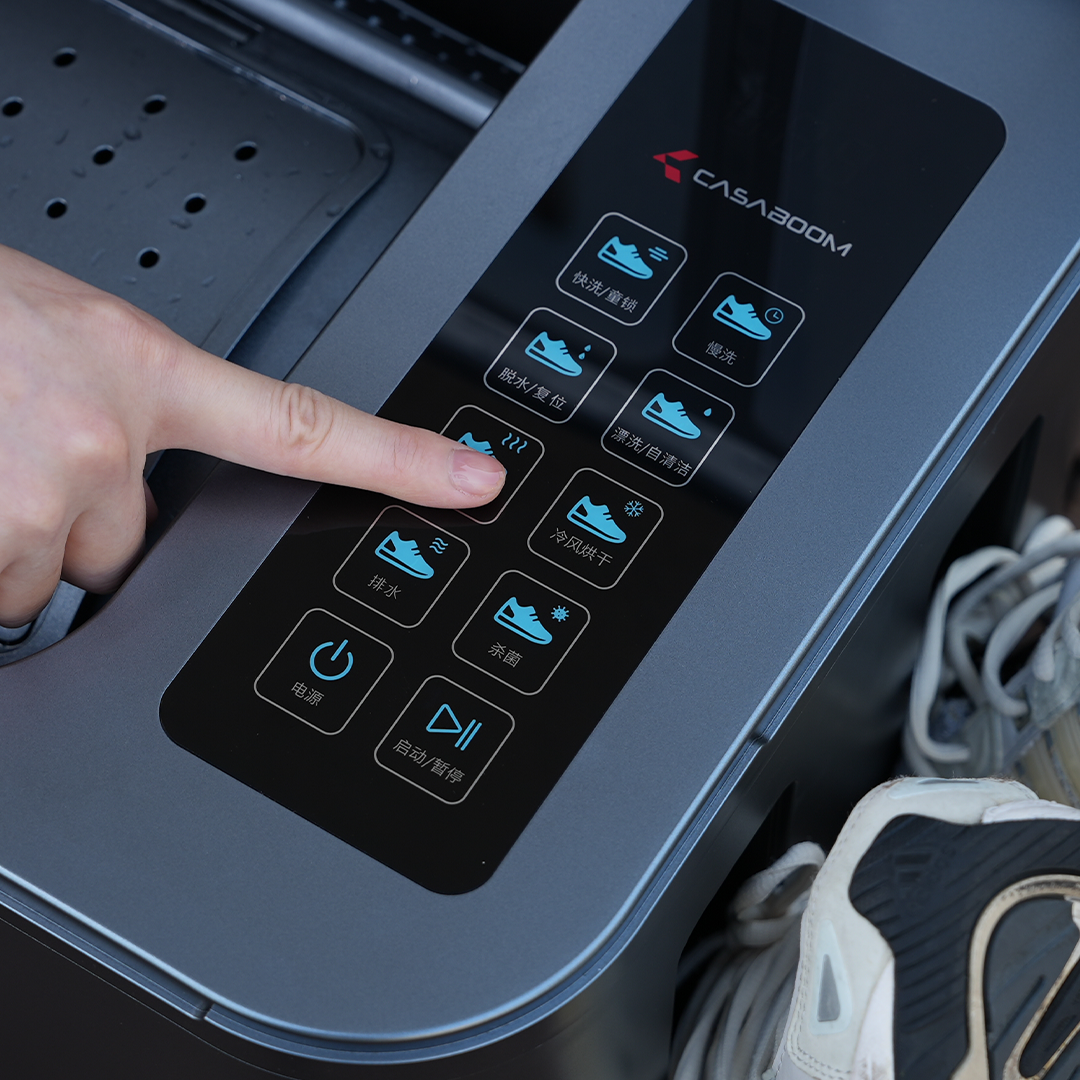 Wash, Dry, Sanitize Shoes In 30 Minutes