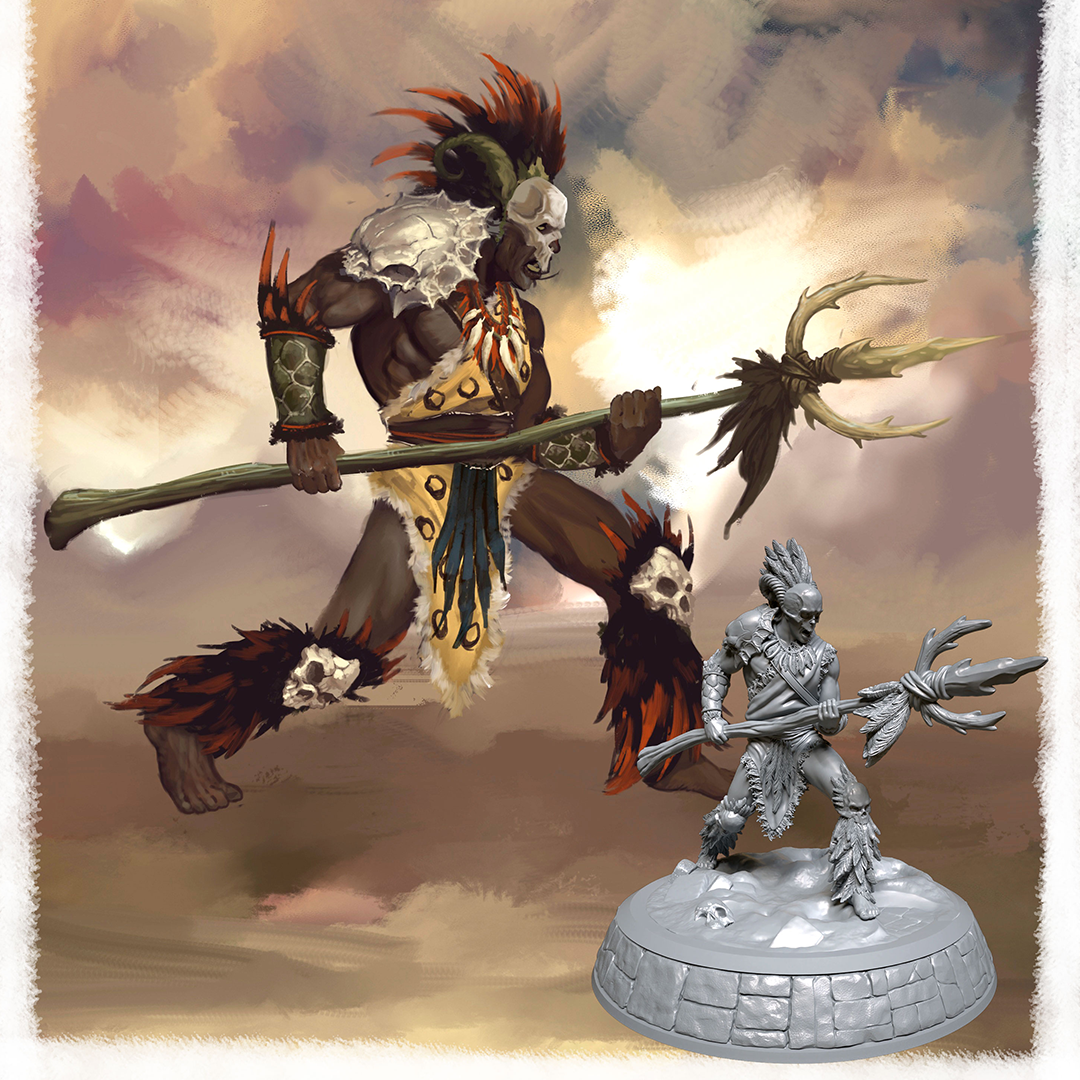 30 Desert STL Miniatures for Tabletop RPGs