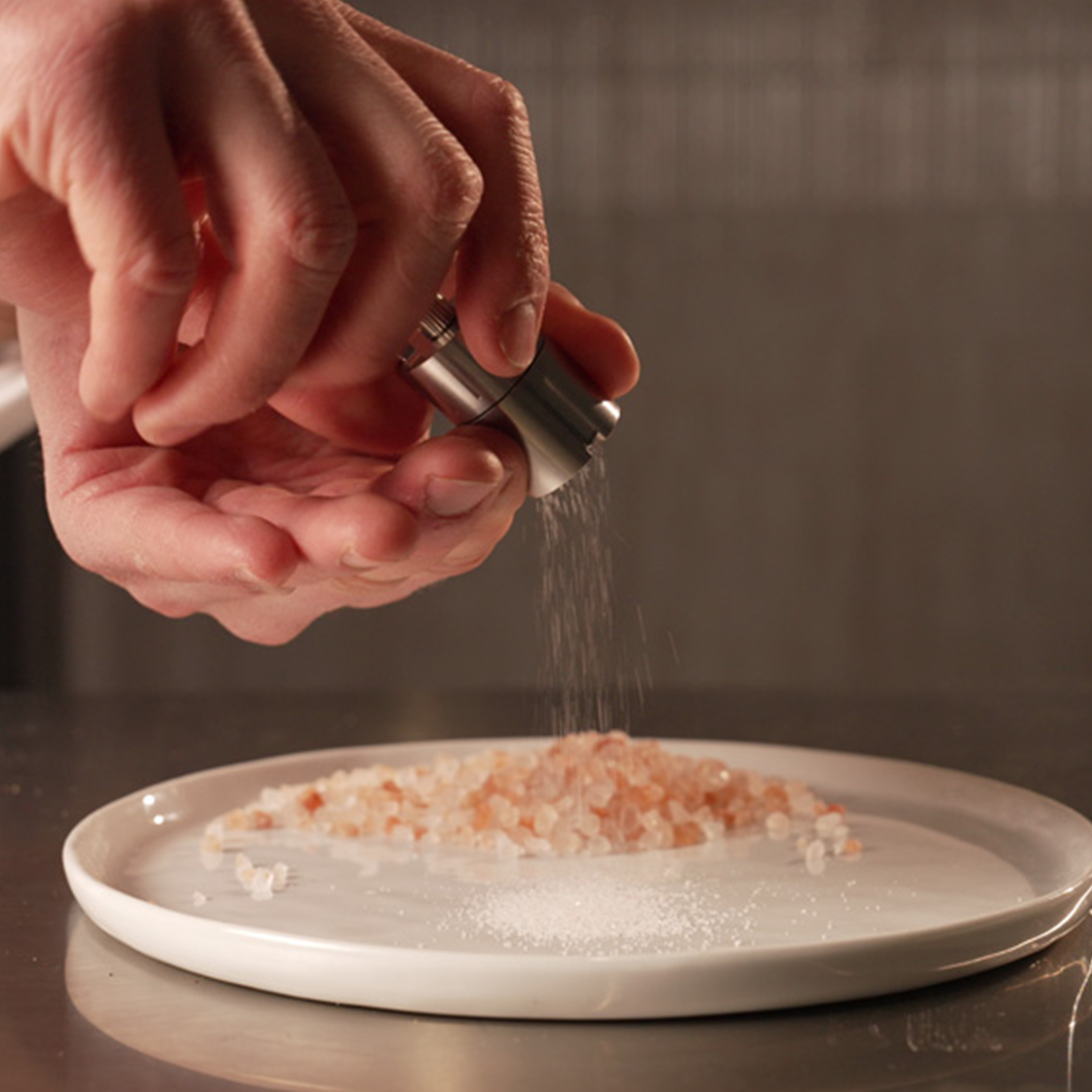 Micro Salt, Pepper, & Spice Grinder That Fits On Your Keys