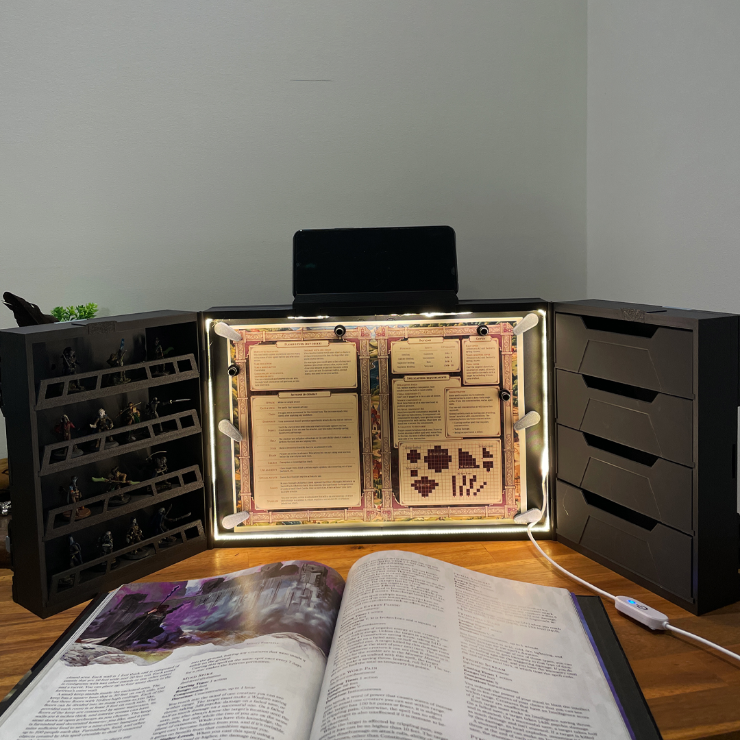 Modular 3D-Printable DM Screen