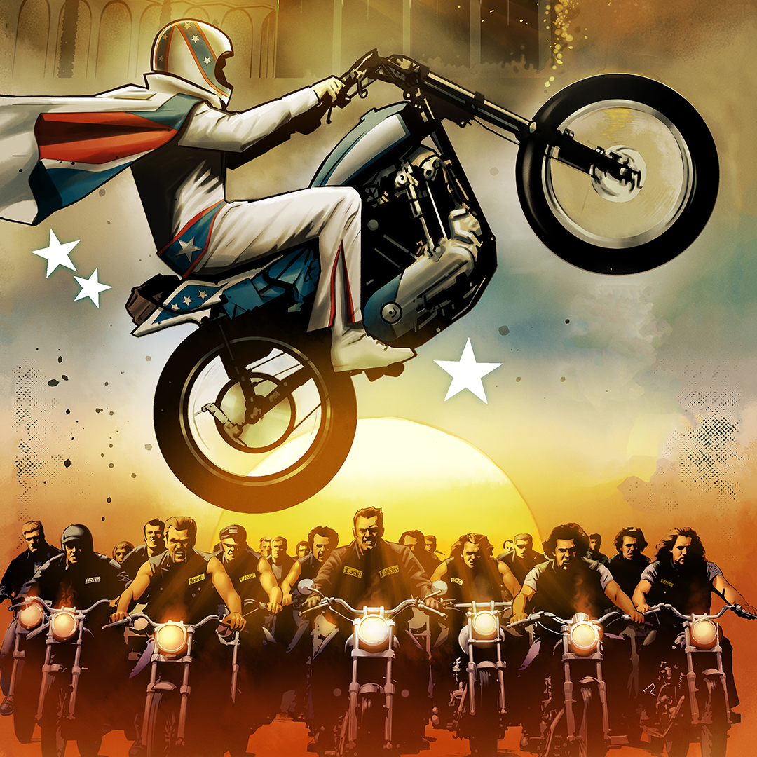 Evel Knievel Leaps Into Comic Book Action