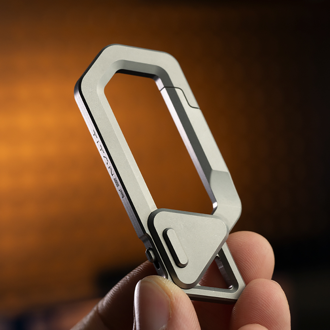 3-Level Security Titanium Keychain