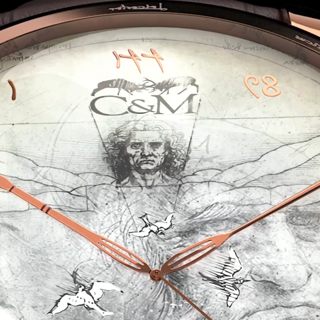 Honor Da Vinci's Legacy With The Reverse-Turning Timepiece